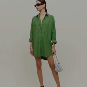 Reformation Mariette shirt dress